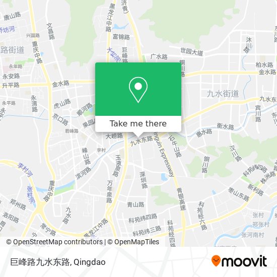 巨峰路九水东路 map