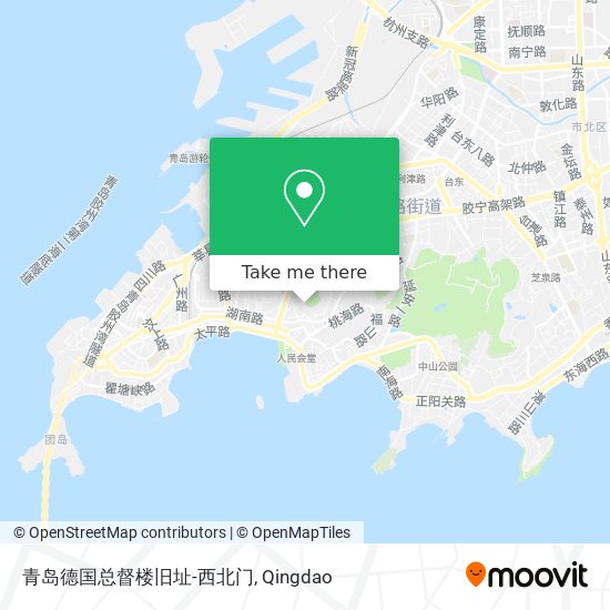青岛德国总督楼旧址-西北门 map