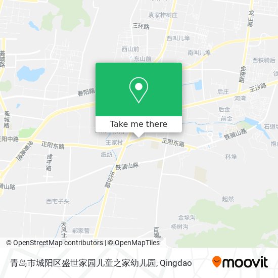 青岛市城阳区盛世家园儿童之家幼儿园 map