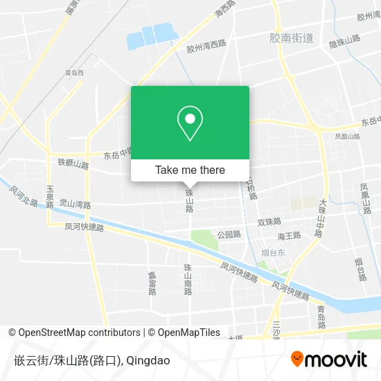 嵌云街/珠山路(路口) map