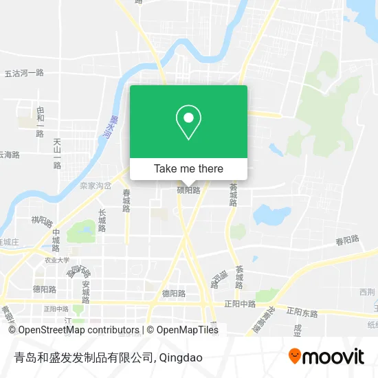 青岛和盛发发制品有限公司 map