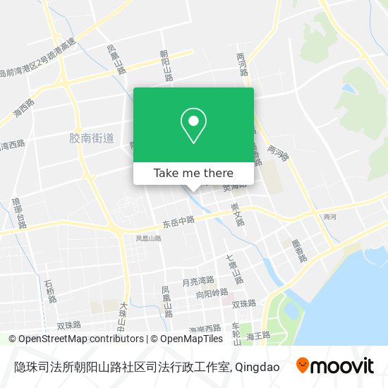隐珠司法所朝阳山路社区司法行政工作室 map