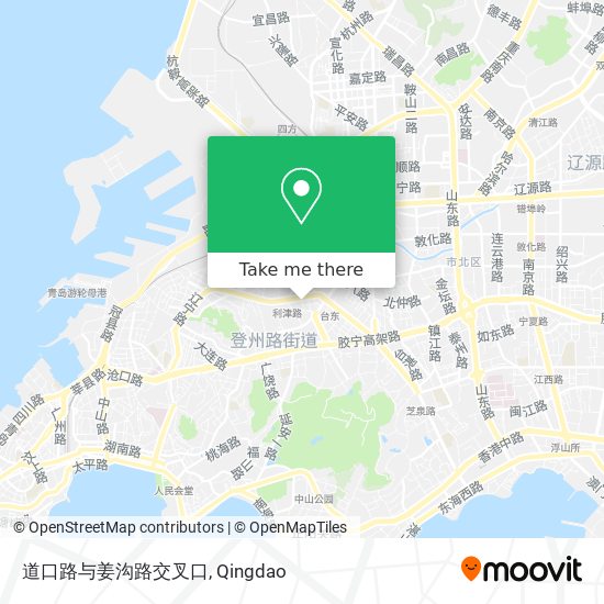 道口路与姜沟路交叉口 map