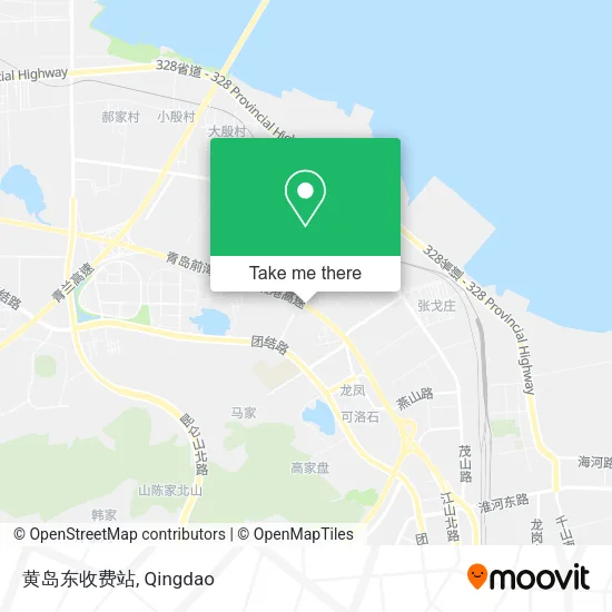 黄岛东收费站 map
