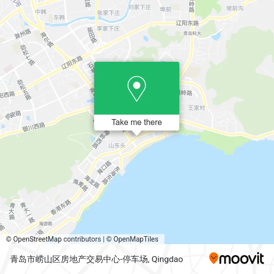 青岛市崂山区房地产交易中心-停车场 map