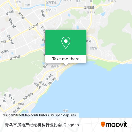 青岛市房地产经纪机构行业协会 map