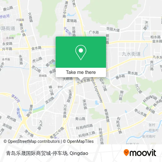 青岛乐晟国际商贸城-停车场 map
