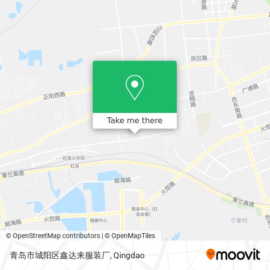 青岛市城阳区鑫达来服装厂 map
