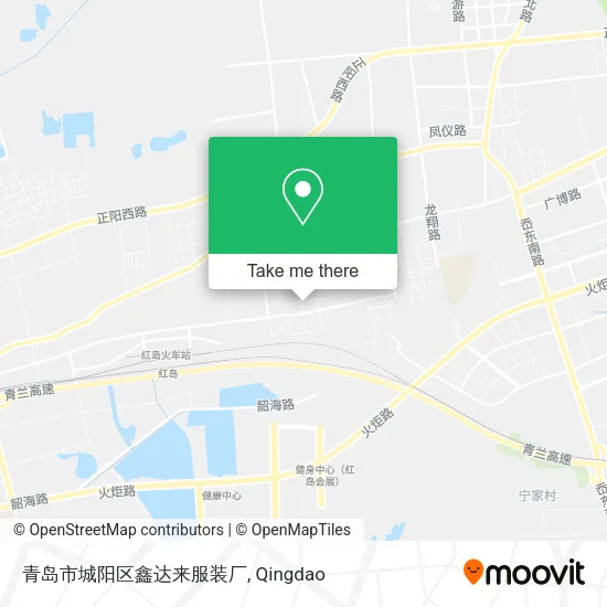 青岛市城阳区鑫达来服装厂 map