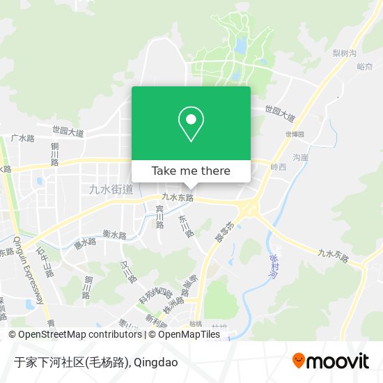 于家下河社区(毛杨路) map
