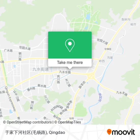 于家下河社区(毛杨路) map
