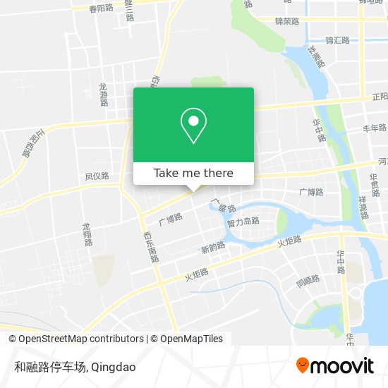 和融路停车场 map