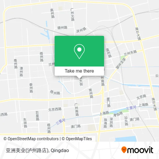 亚洲美业(泸州路店) map