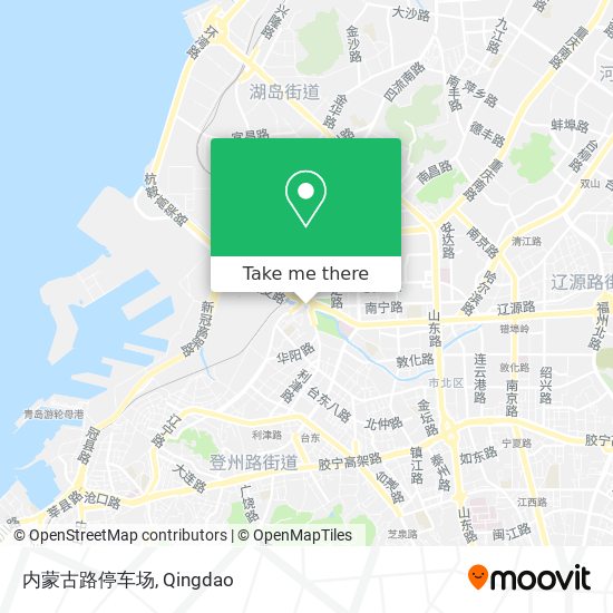 内蒙古路停车场 map