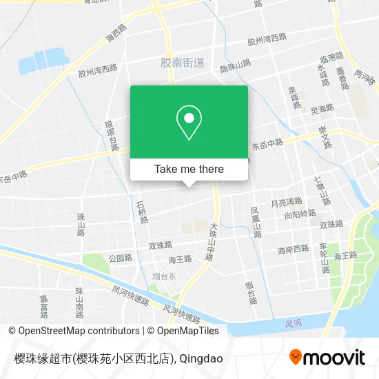 樱珠缘超市(樱珠苑小区西北店) map