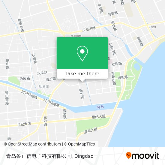 青岛鲁正信电子科技有限公司 map