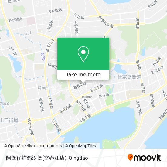 阿堡仔炸鸡汉堡(富春江店) map