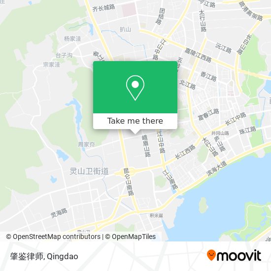 肇鉴律师 map