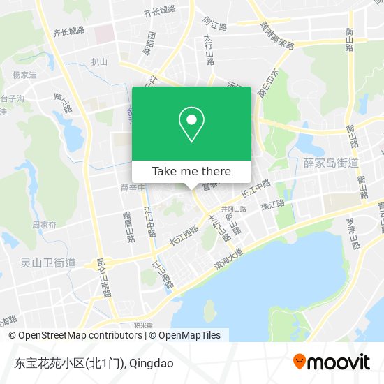 东宝花苑小区(北1门) map