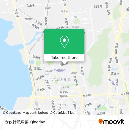 老伙计私房菜 map