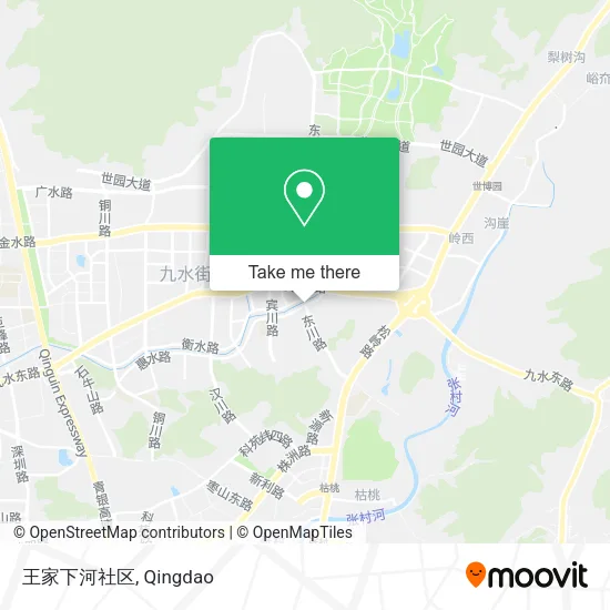 王家下河社区 map