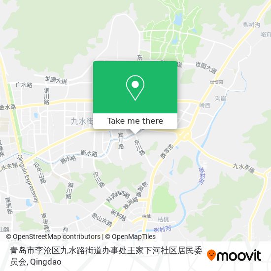 青岛市李沧区九水路街道办事处王家下河社区居民委员会 map