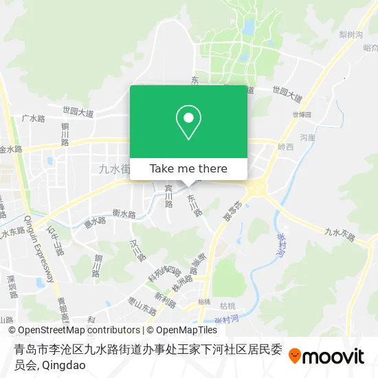 青岛市李沧区九水路街道办事处王家下河社区居民委员会 map