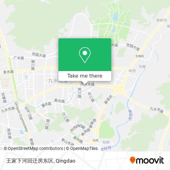 王家下河回迁房东区 map