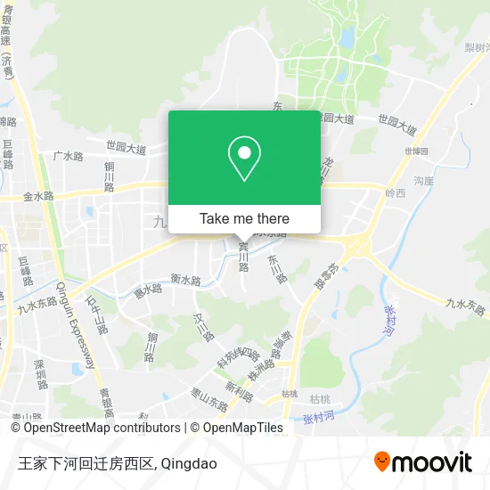 王家下河回迁房西区 map
