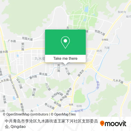 中共青岛市李沧区九水路街道王家下河社区支部委员会 map