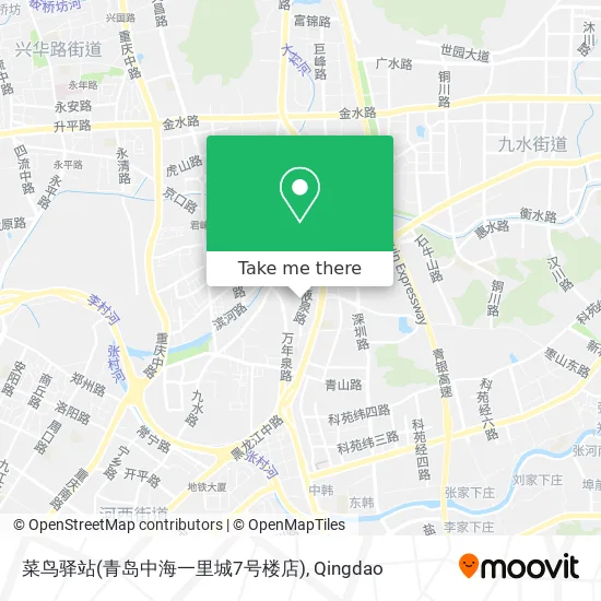 菜鸟驿站(青岛中海一里城7号楼店) map