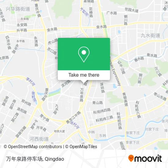 万年泉路停车场 map