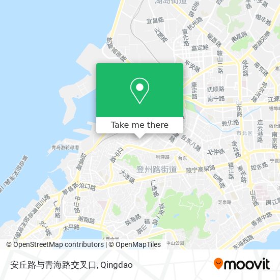 安丘路与青海路交叉口 map