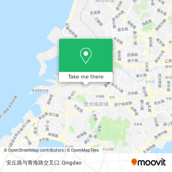 安丘路与青海路交叉口 map