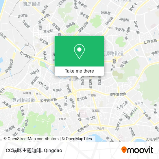 CC猫咪主题咖啡 map