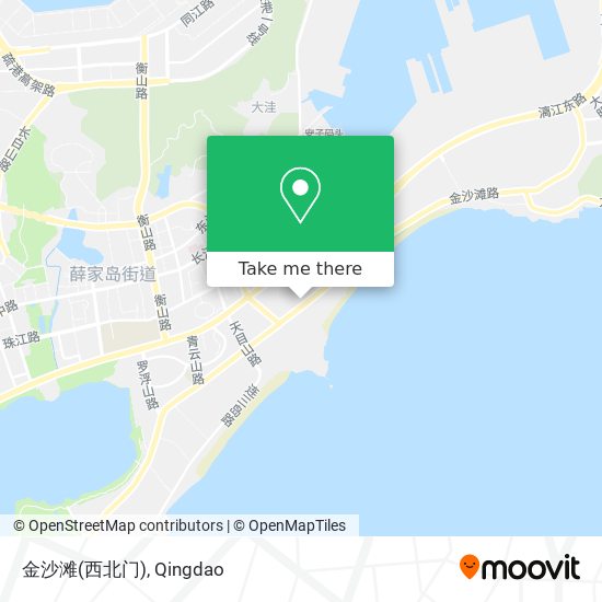 金沙滩(西北门) map