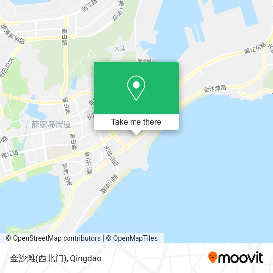 金沙滩(西北门) map