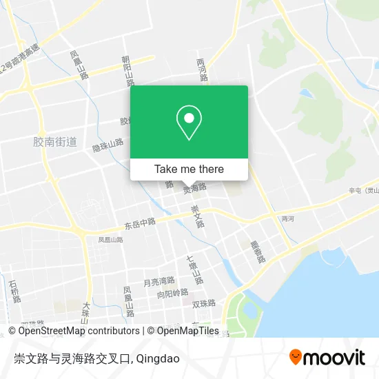 崇文路与灵海路交叉口 map