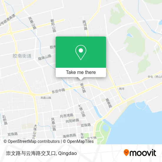 崇文路与云海路交叉口 map