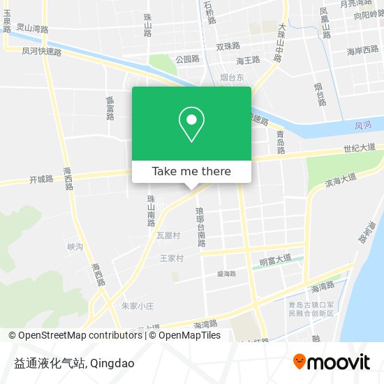 益通液化气站 map