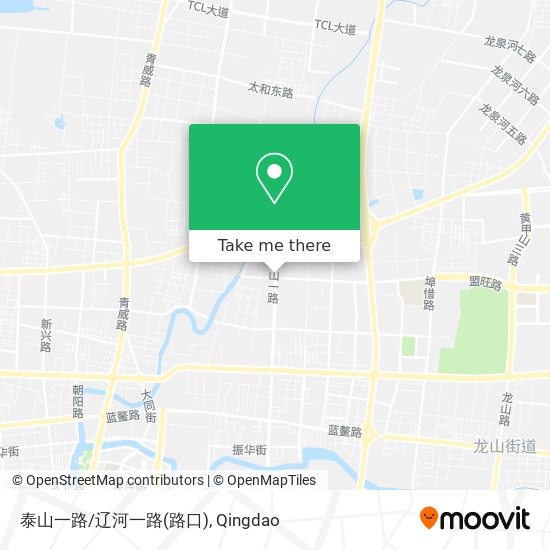 泰山一路/辽河一路(路口) map