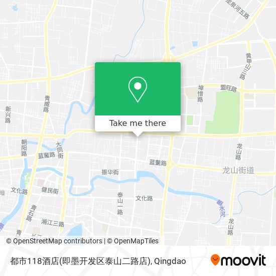 都市118酒店(即墨开发区泰山二路店) map