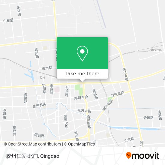 胶州仁爱-北门 map