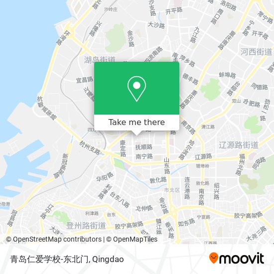 青岛仁爱学校-东北门 map