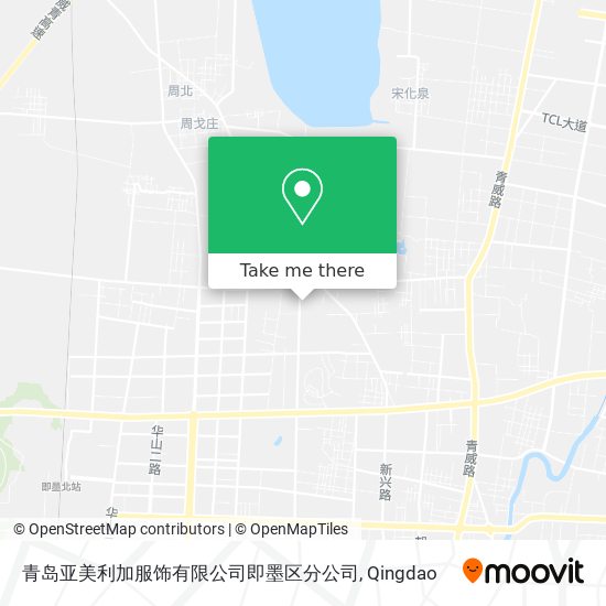 青岛亚美利加服饰有限公司即墨区分公司 map