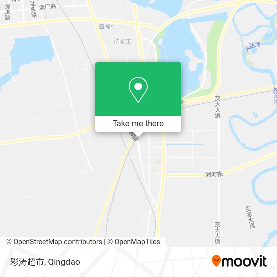 彩涛超市 map