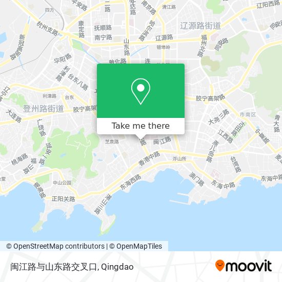 闽江路与山东路交叉口 map