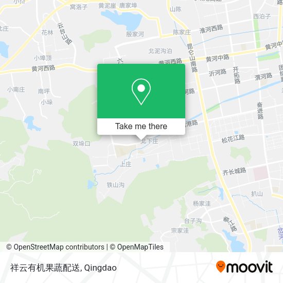 祥云有机果蔬配送 map