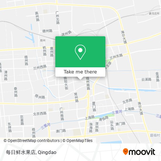 每日鲜水果店 map