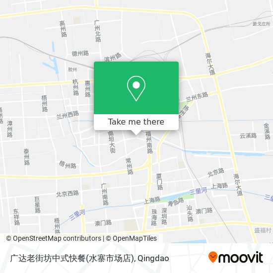广达老街坊中式快餐(水寨市场店) map